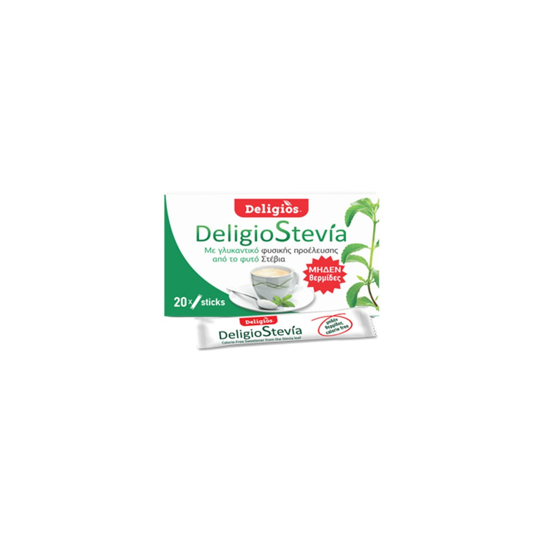DELIGIOS Stevia Σκόνη Sticks