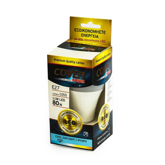 COVER Led Prem. E27 11W (Ψυχρό)