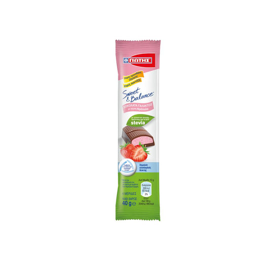 SWEET & BALANCE Γάλ/τος Φράουλα Με Stevia