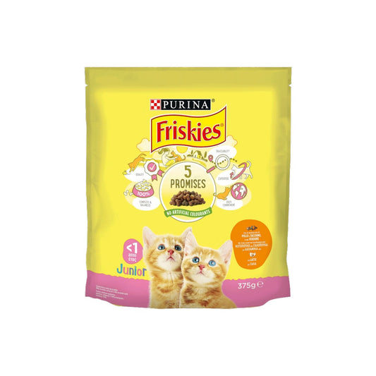 FRISKIES Junior Κοτόπουλο-Γάλα-Λαχαν.