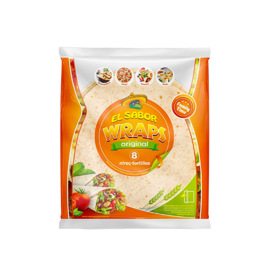 EL SABOR Wraps Family Time 8 Τεμάχια