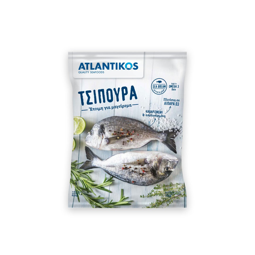 ATLANTIKOS Τσιπούρα Καθαρισμένη 300-400