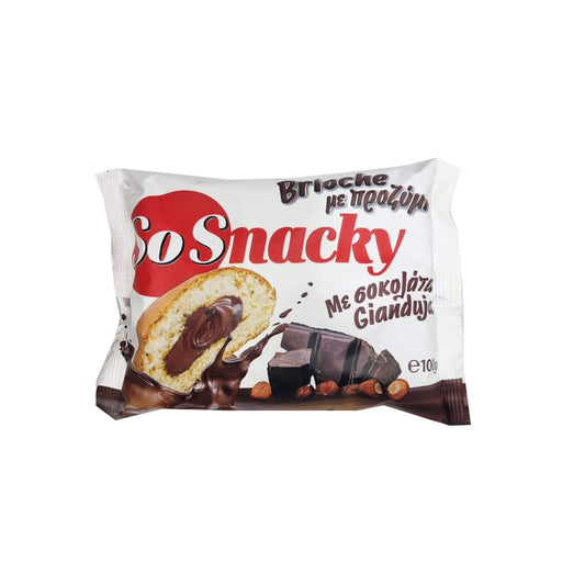 SO SNACKY Brioche Σοκολάτα Gianduja