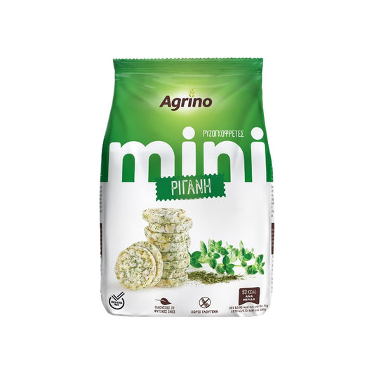 AGRINO Ρυζογκοφρέτες Mini Ρίγανη