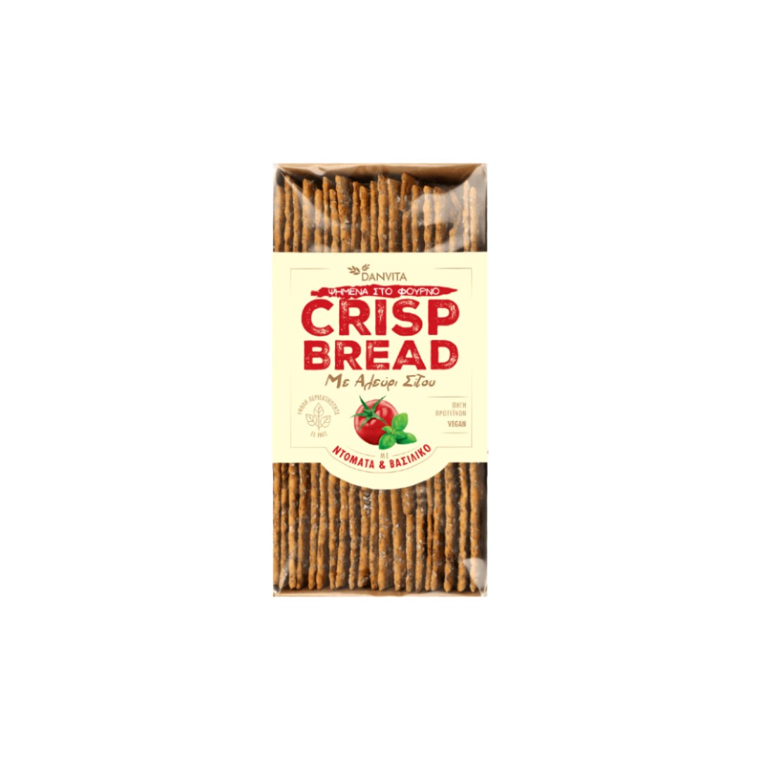 DANVITA Crisp Bread Ντομάτα Βασιλικό