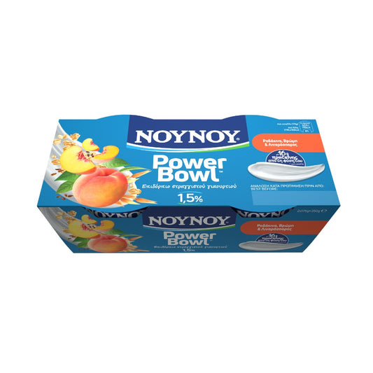 ΝΟΥΝΟΥ Powerbowl Ροδάκινο Βρώμη 1.5%