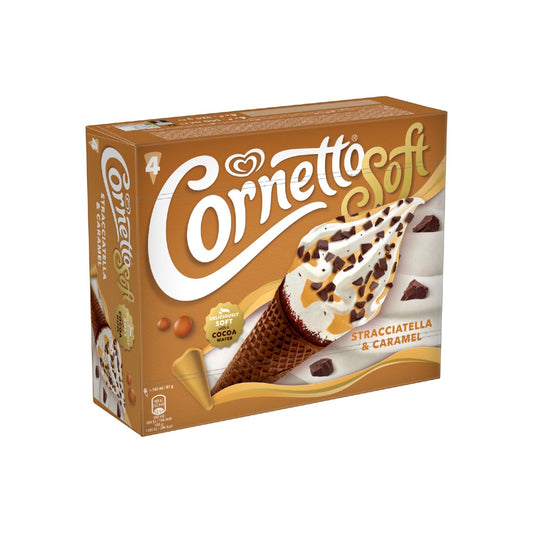 CORNETTO Soft Stracciatella & Caramel