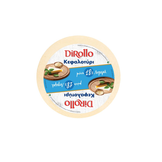 DIROLLO Κεφαλοτύρι LIGHT 18%