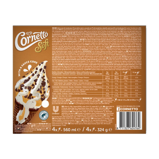 CORNETTO Soft Stracciatella & Caramel