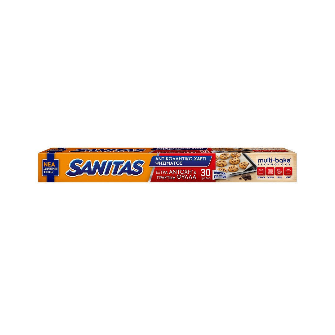 SANITAS Αντικολλητικό Χαρτί 30 Φύλλα
