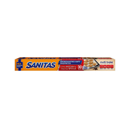 SANITAS Αντικολλητικό Χαρτί 30 Φύλλα
