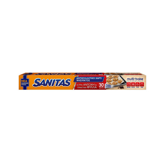 SANITAS Αντικολλητικό Χαρτί 30 Φύλλα